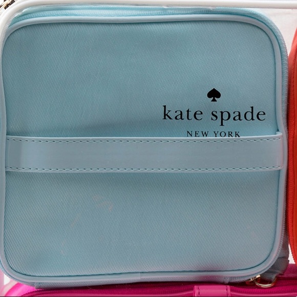 KATE SPADE NEW YORK 4 PIECE COSMETIC/TRAVEL BAGS - Picture 4 of 8